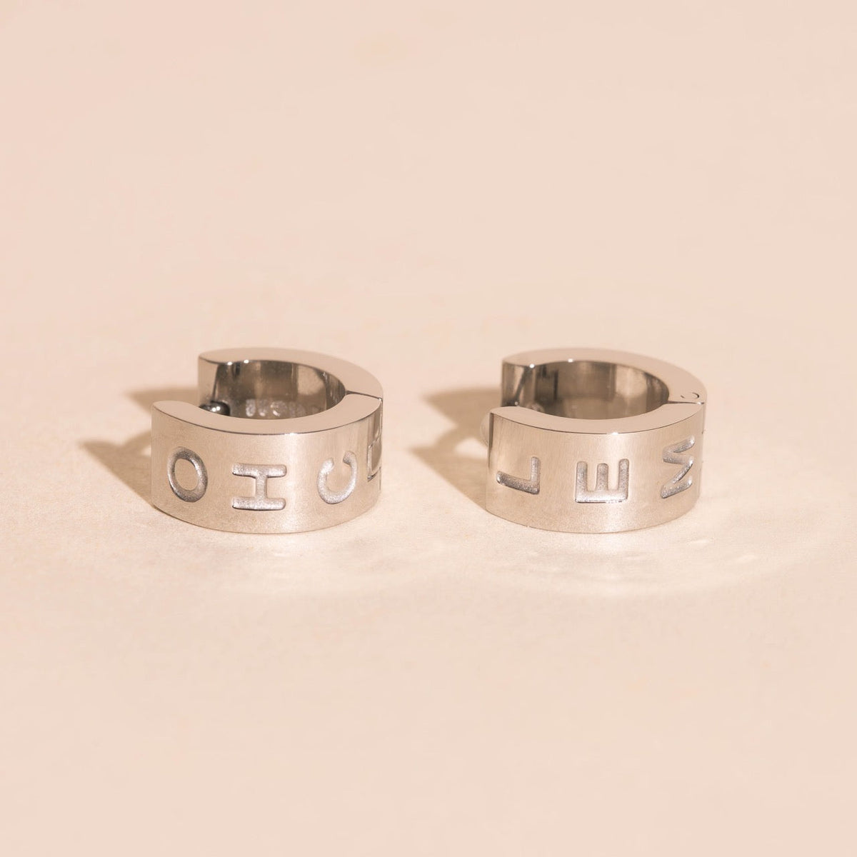 Oh Clem Super Chunky Huggie Hoop Earrings