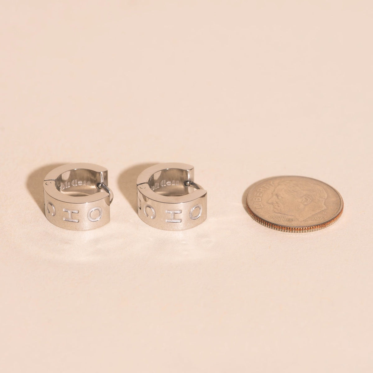 Oh Clem Super Chunky Huggie Hoop Earrings
