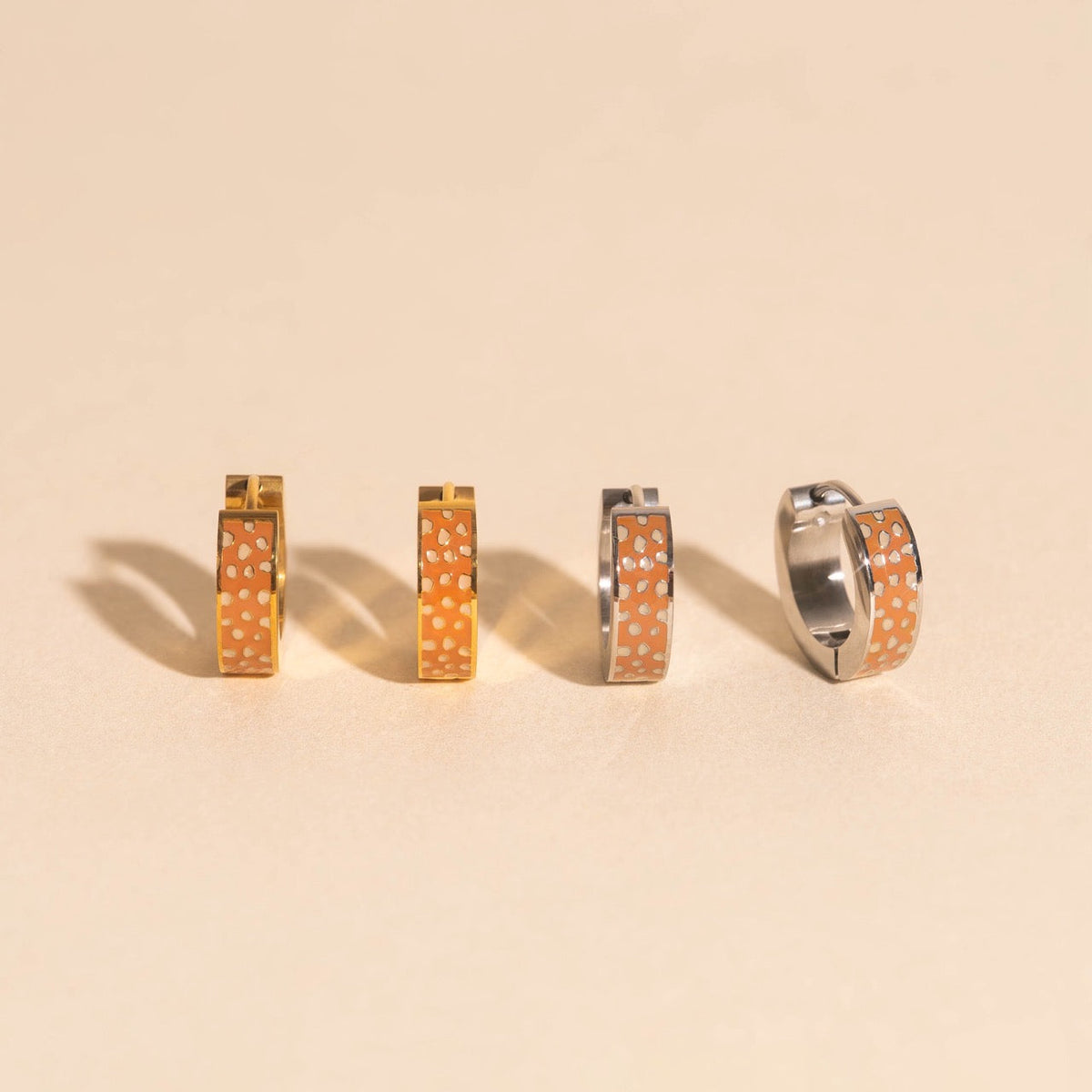 Bambi Chunky Huggie Hoop Earrings