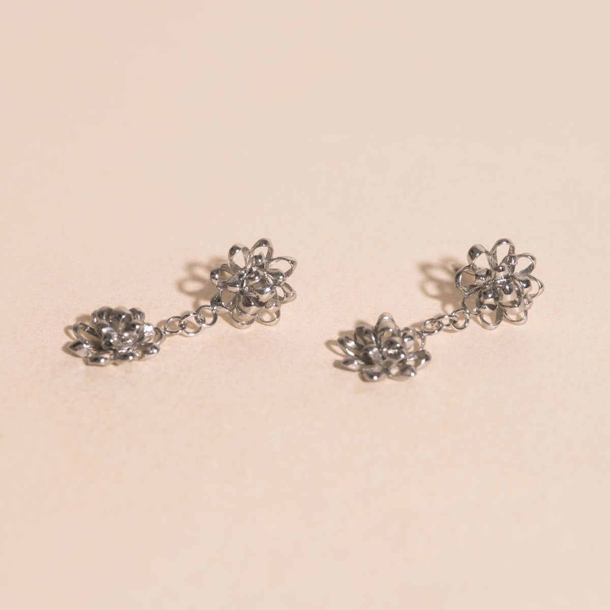 Gift Bow Dangle Stud Earrings