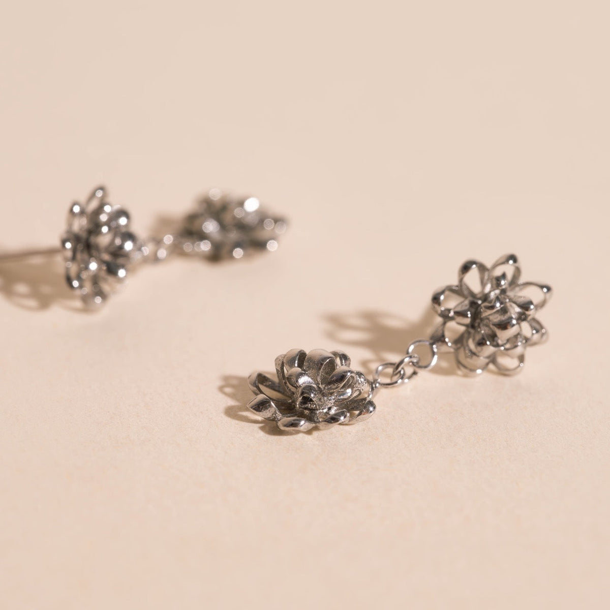 Gift Bow Dangle Stud Earrings