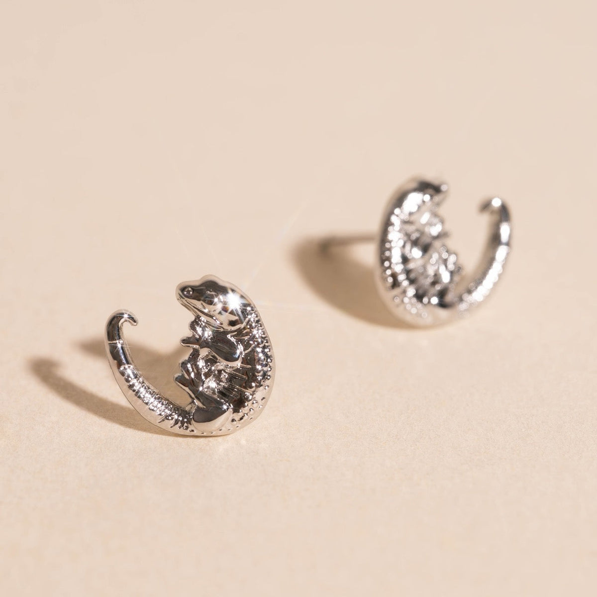 Gecko Stud Earrings