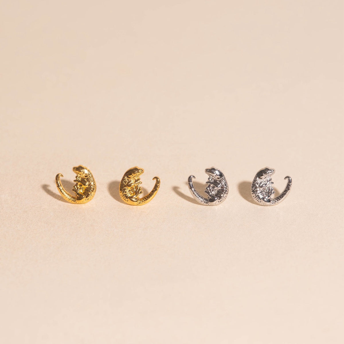 Gecko Stud Earrings