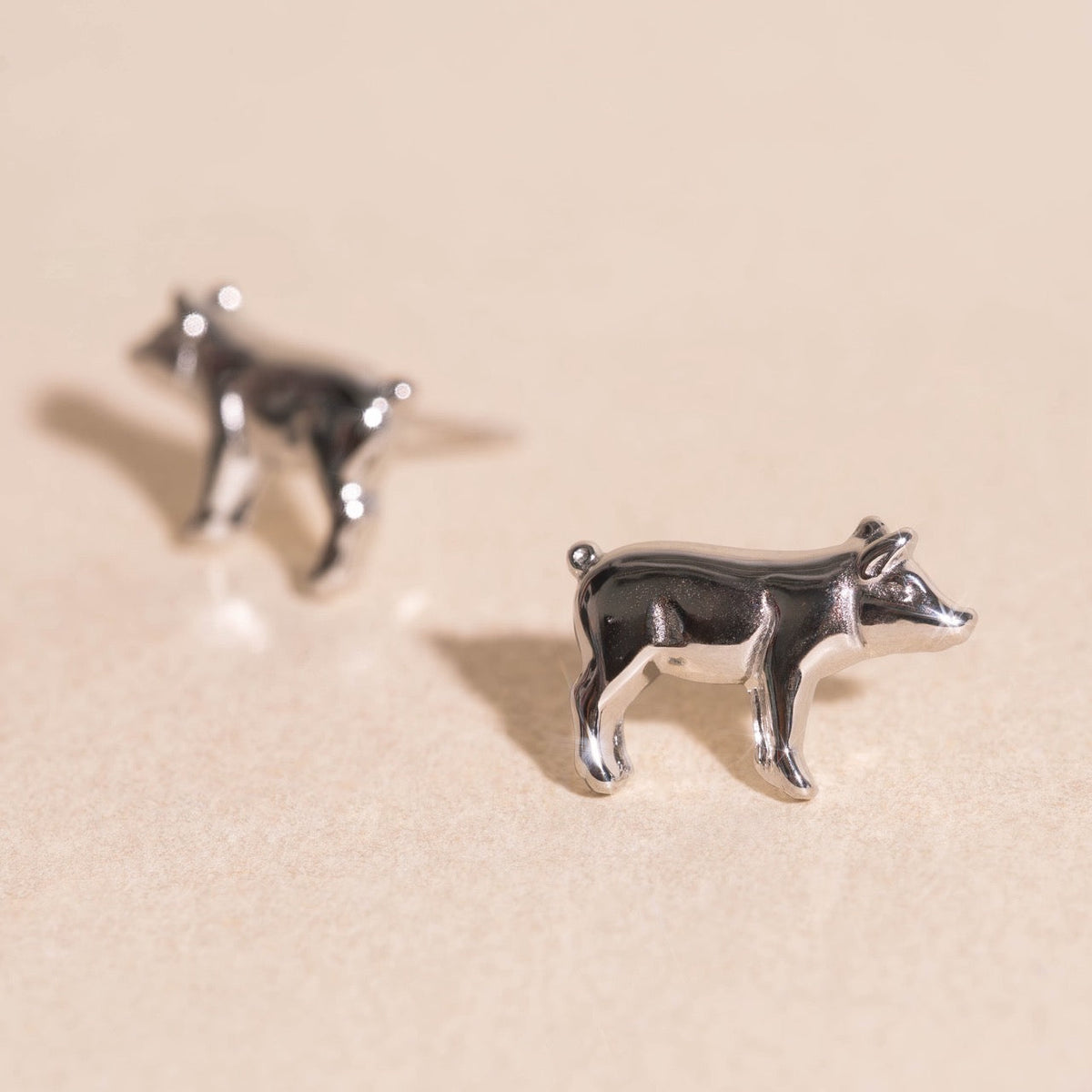 Little Piggy Stud Earrings