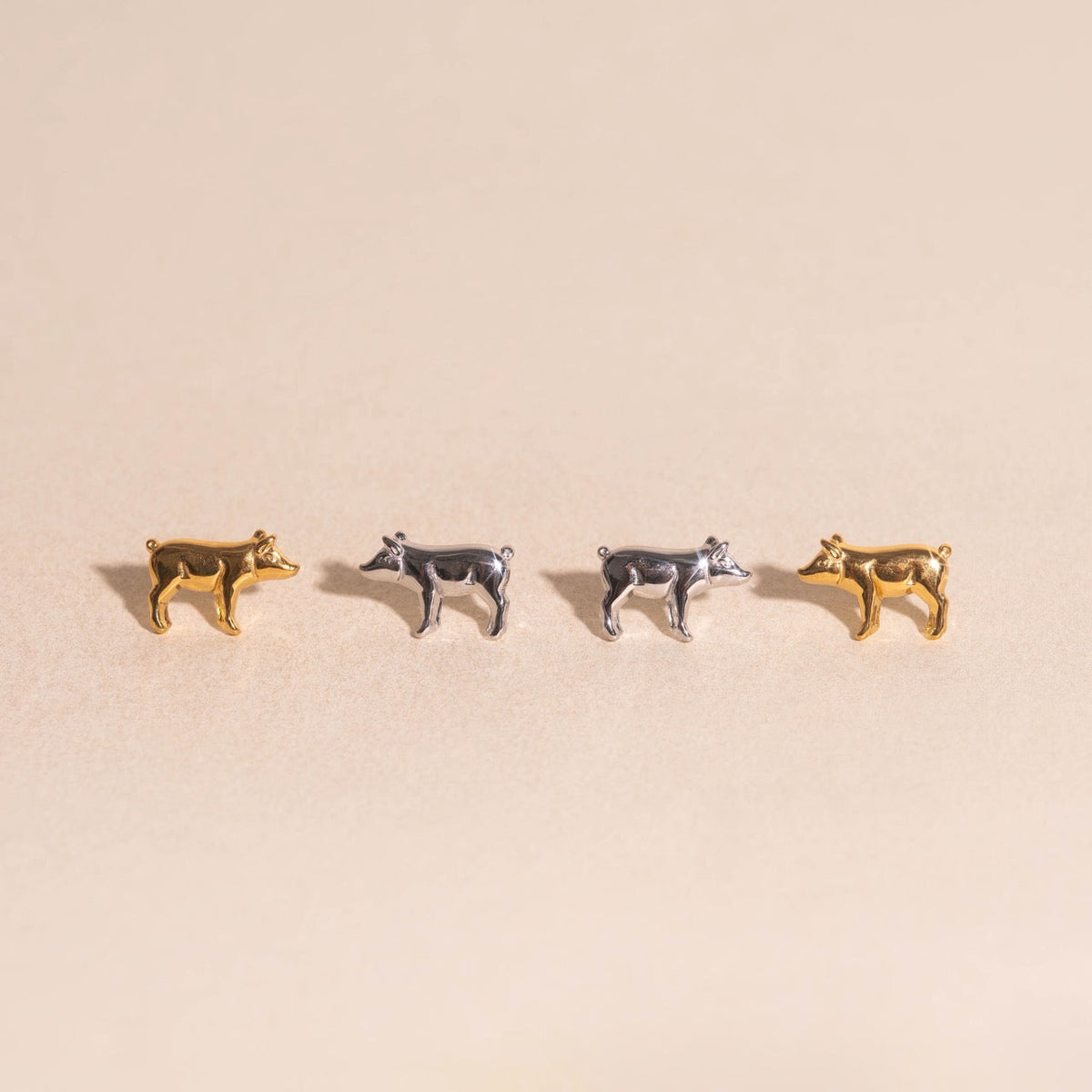 Little Piggy Stud Earrings