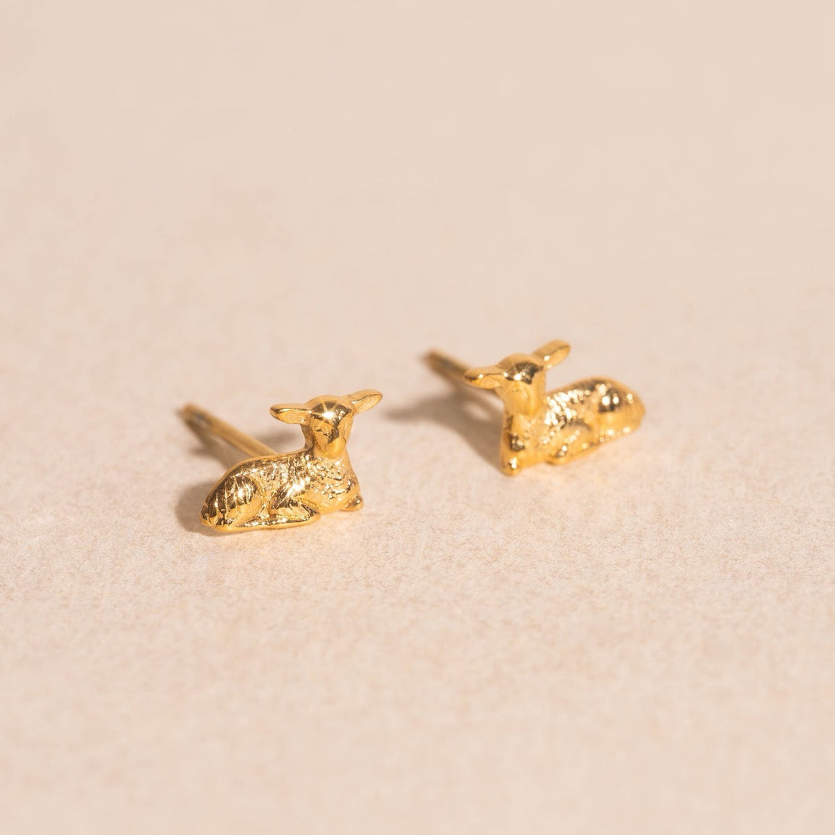 Lamb Mini Stud Earrings