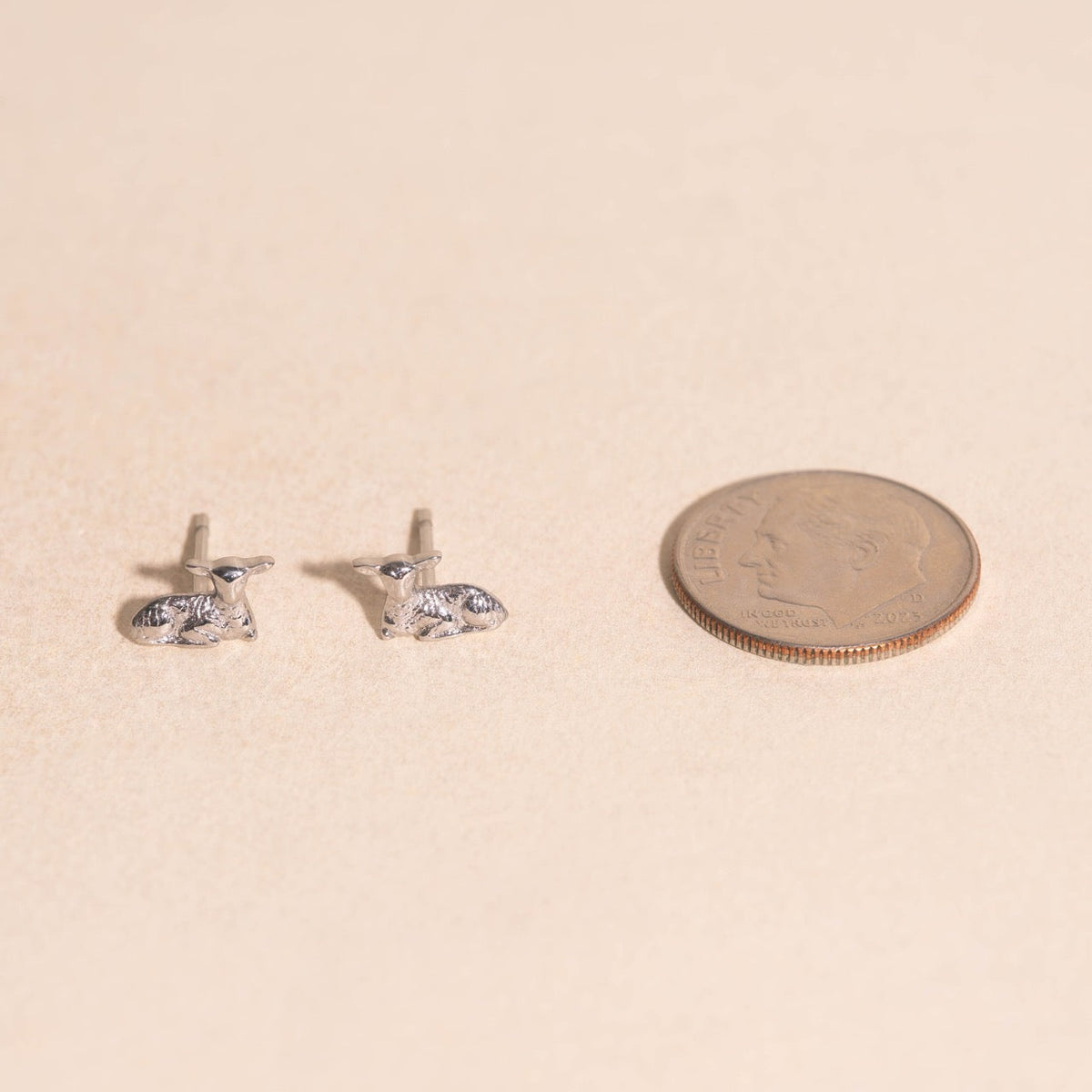 Lamb Mini Stud Earrings