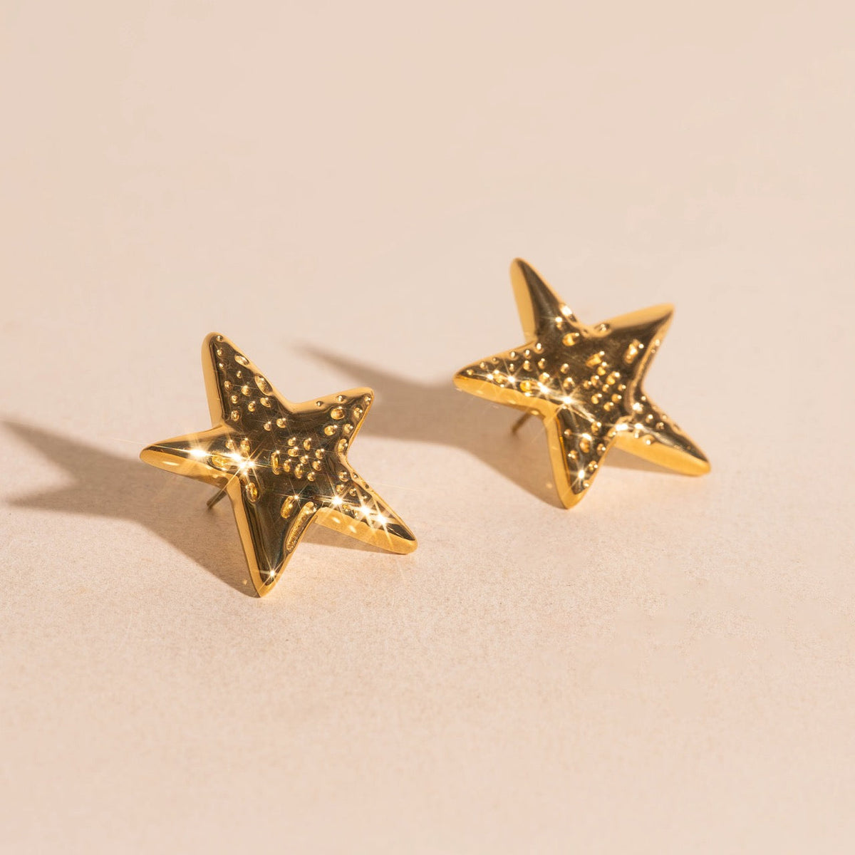 Jumbo Star Stud Earrings