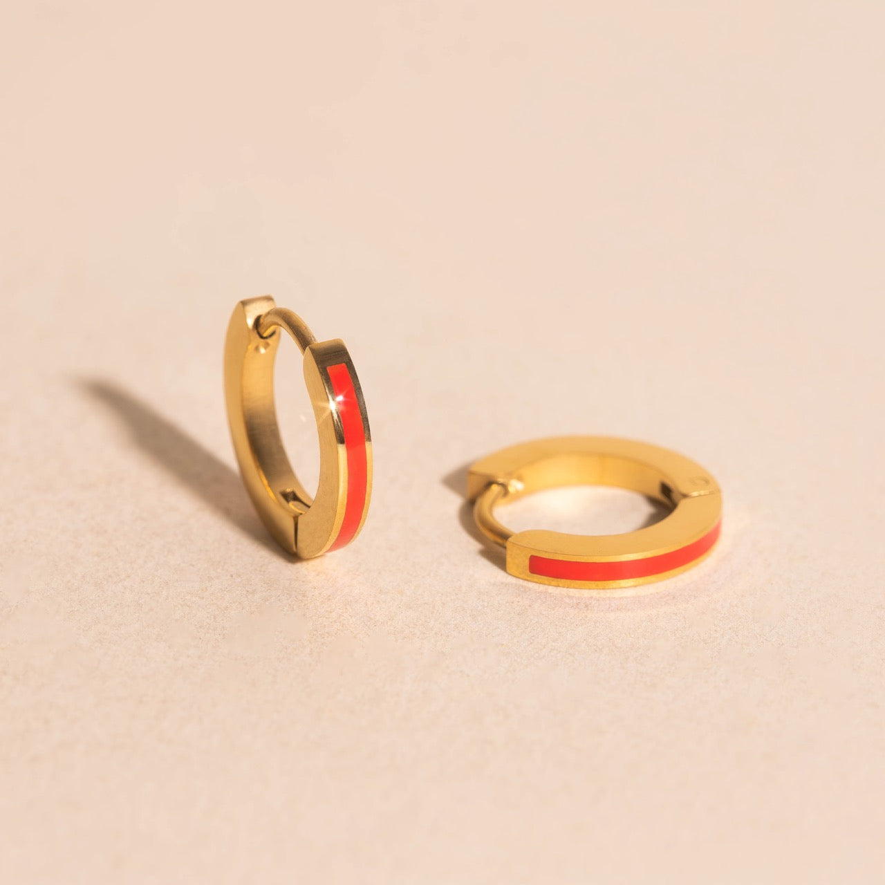 Color Huggie Hoop Earrings