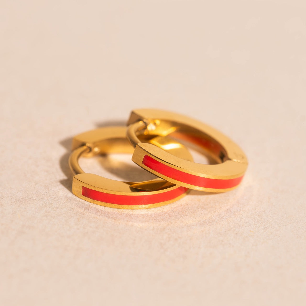 Color Huggie Hoop Earrings