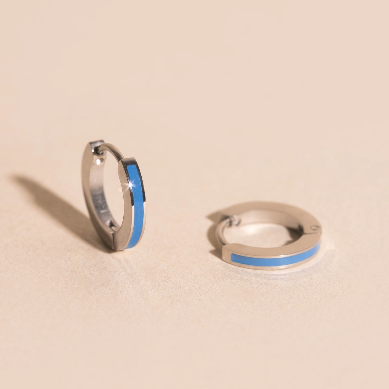 Color Huggie Hoop Earrings