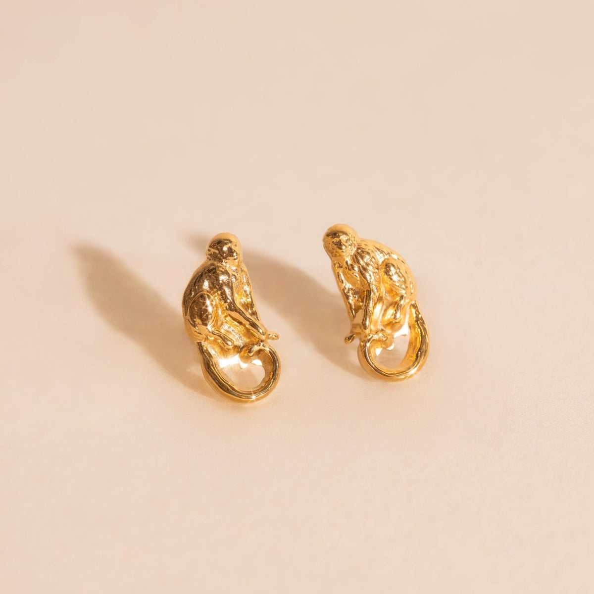Monkey Stud Earrings