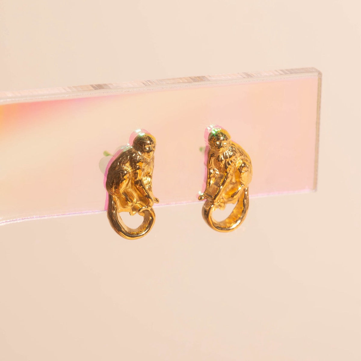 Monkey Stud Earrings