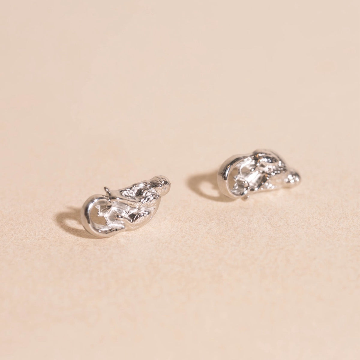 Monkey Stud Earrings