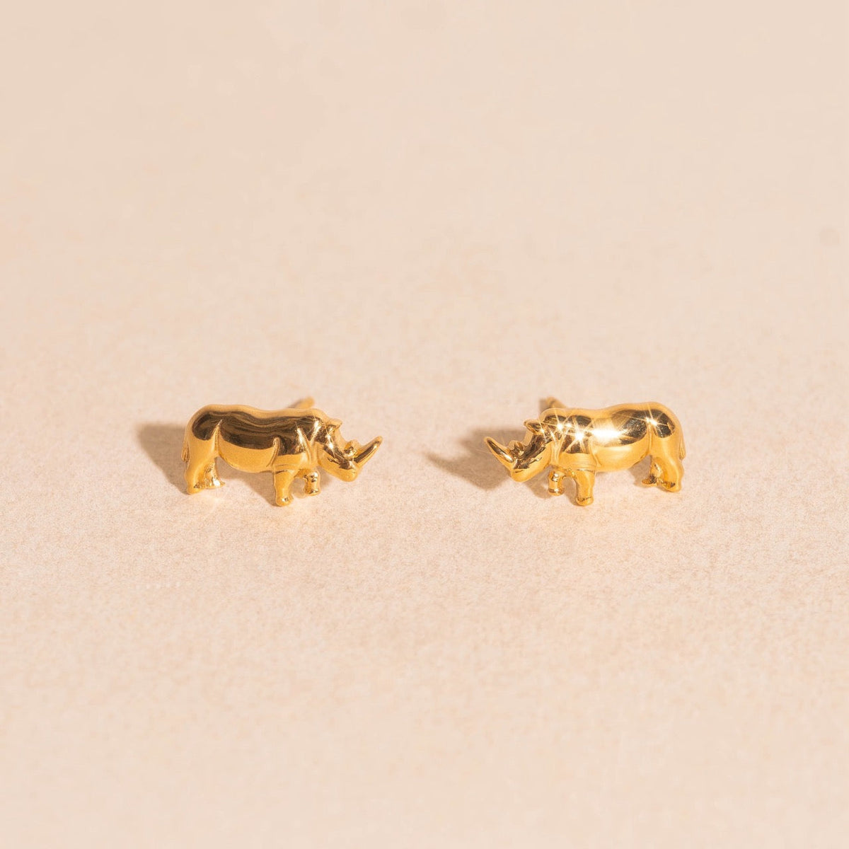 Rhino Stud Earrings