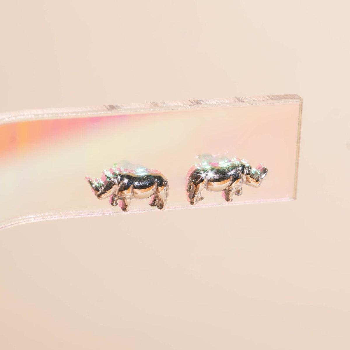 Rhino Stud Earrings