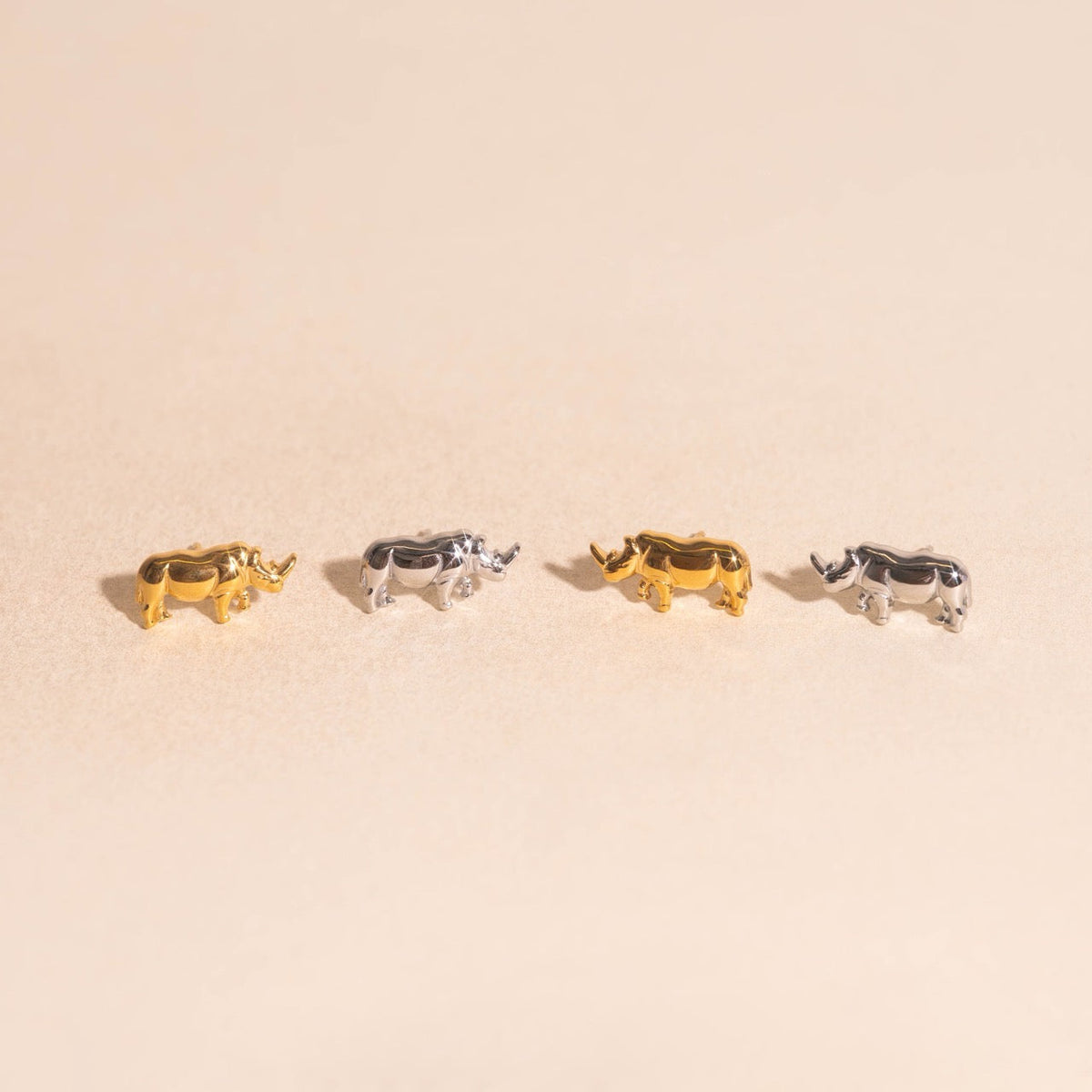 Rhino Stud Earrings