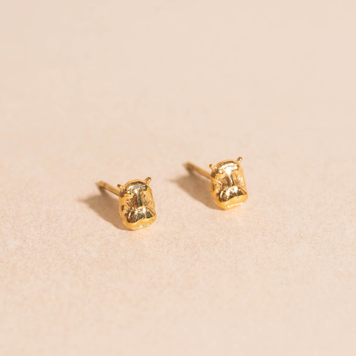 Hippo Stud Earrings