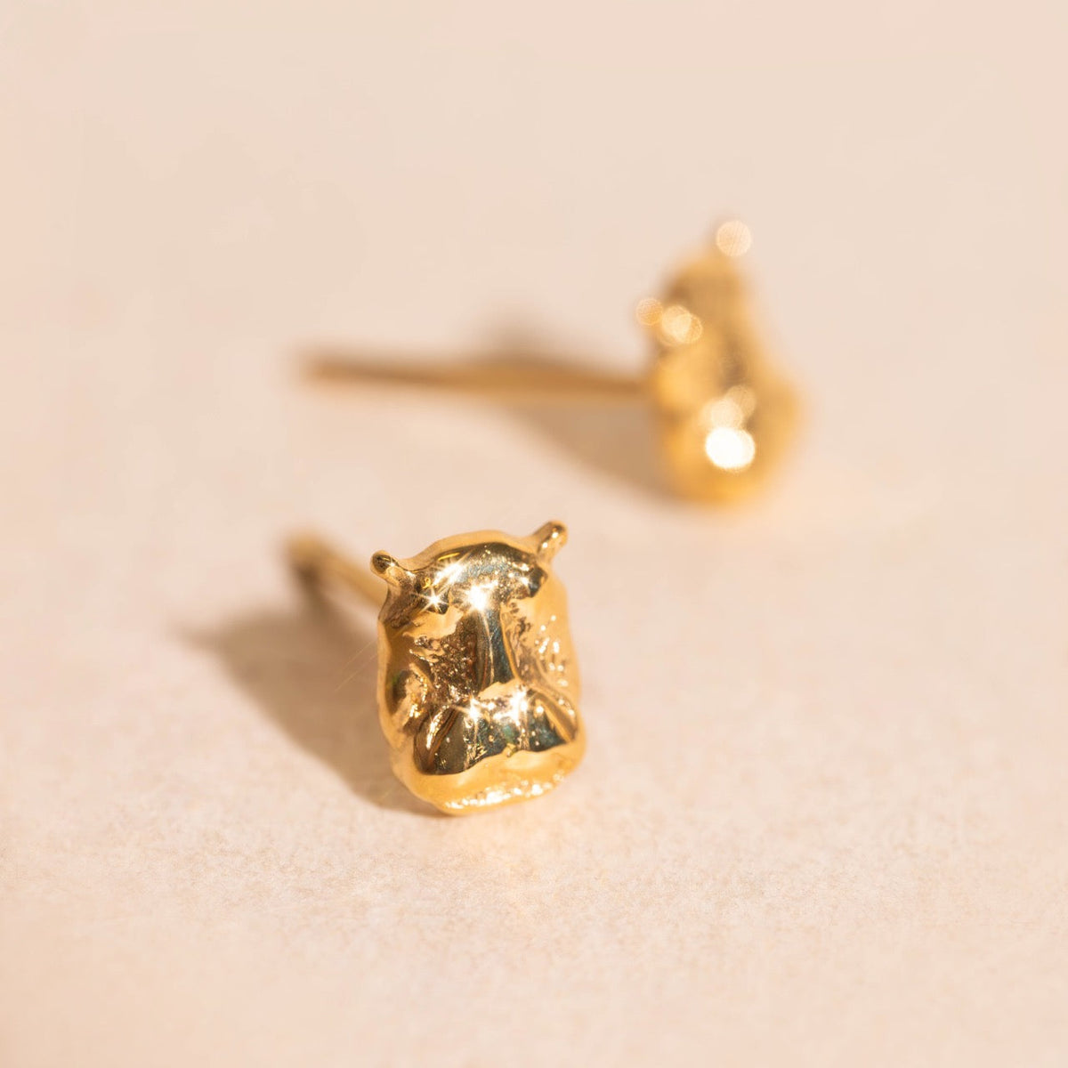 Hippo Stud Earrings