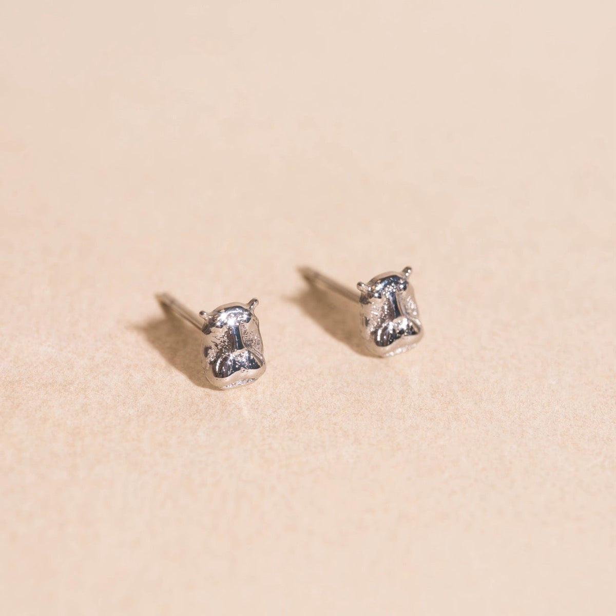 Hippo Stud Earrings