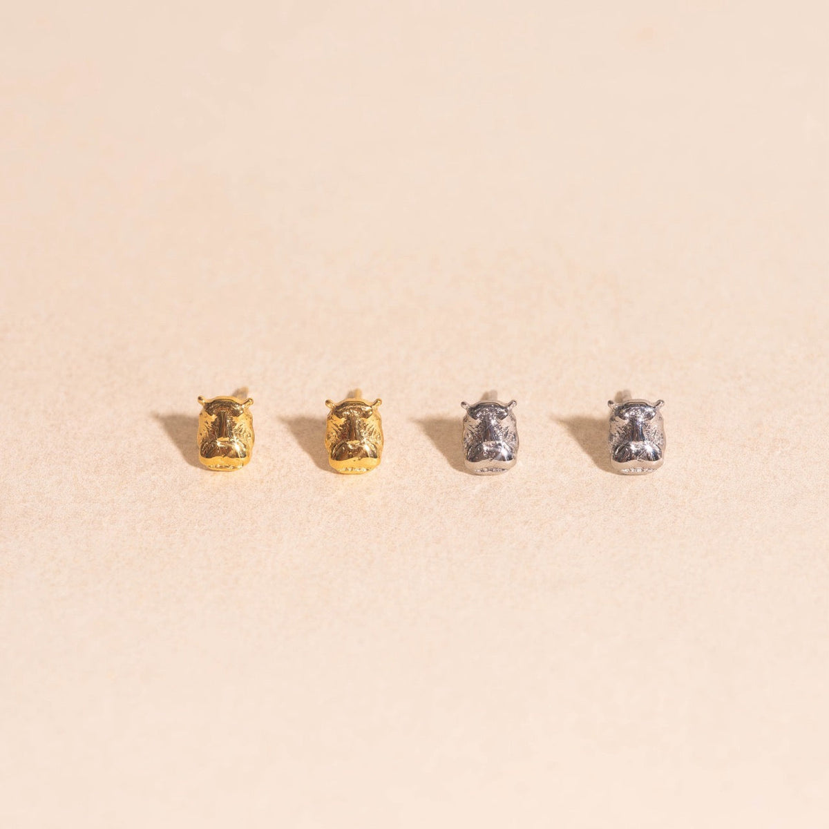 Hippo Stud Earrings