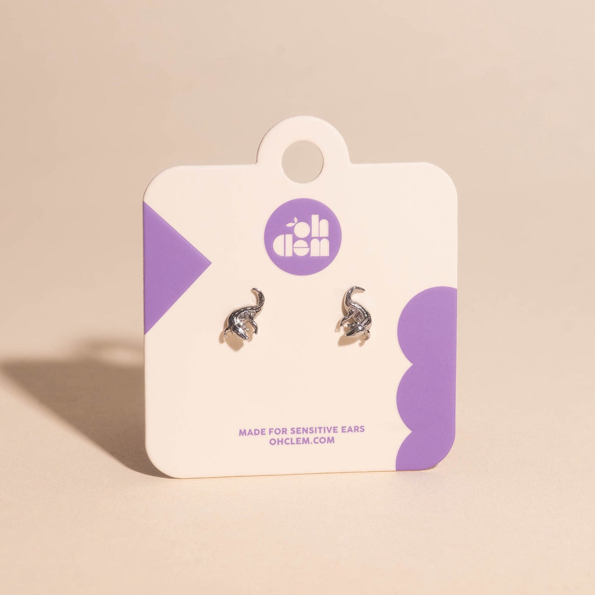 Crocodile Stud Earrings
