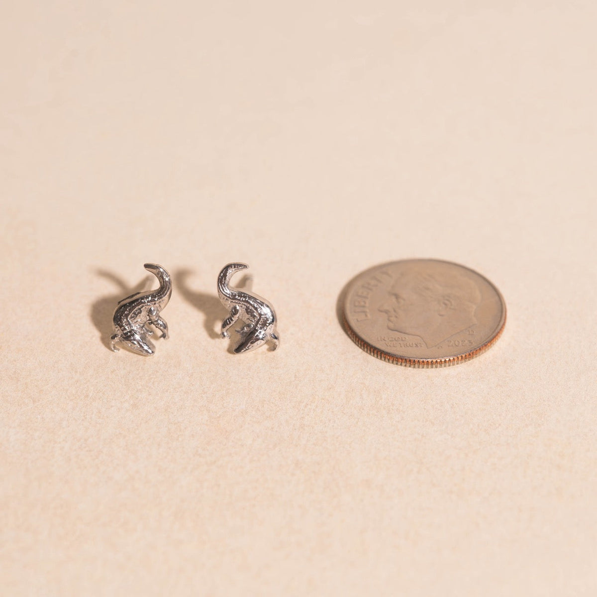 Crocodile Stud Earrings