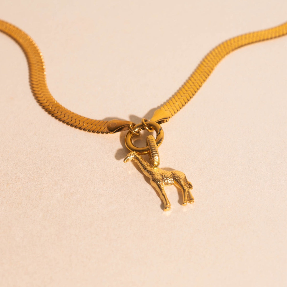 Giraffe Necklace Charm