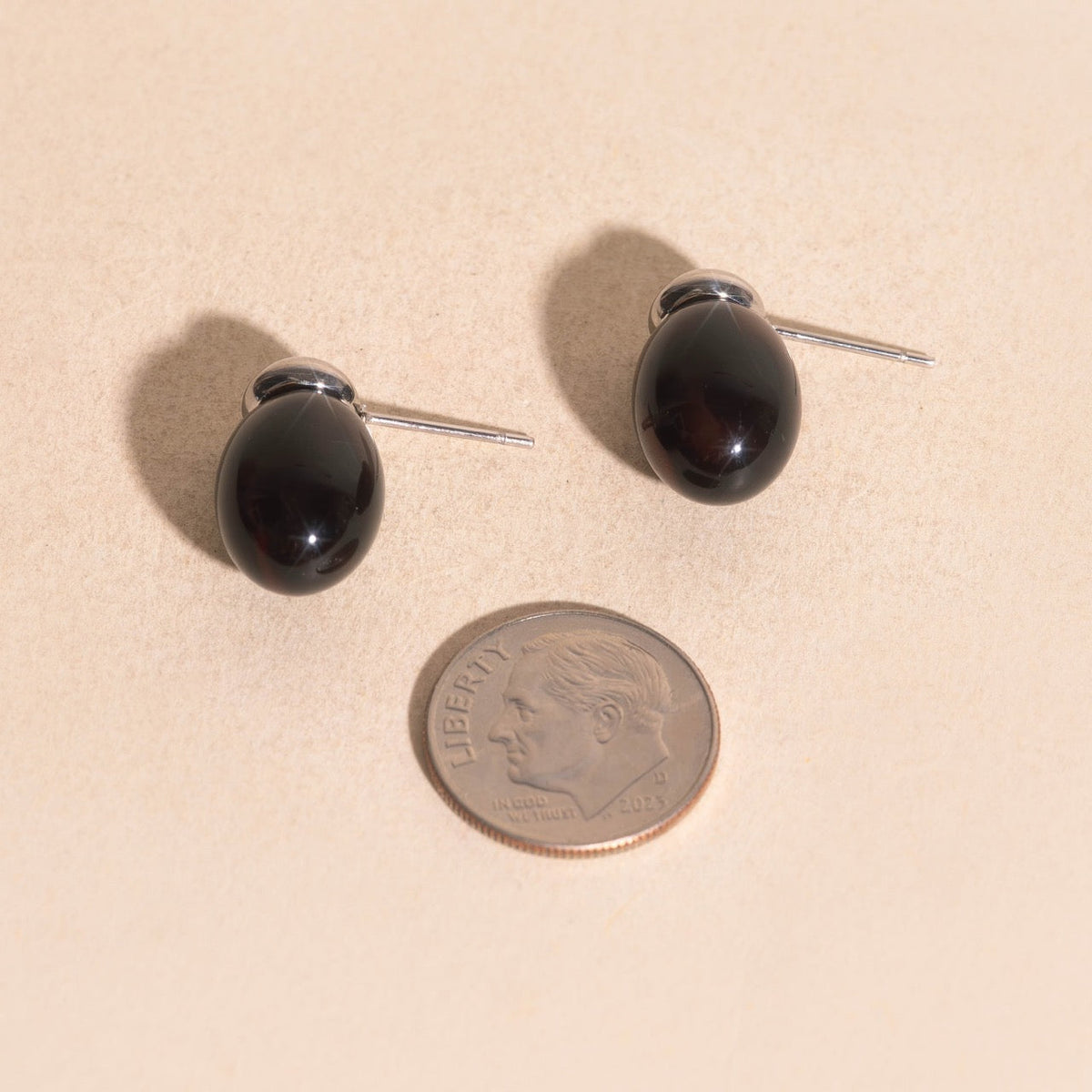 Tortoise Shell Drop Stud Earrings