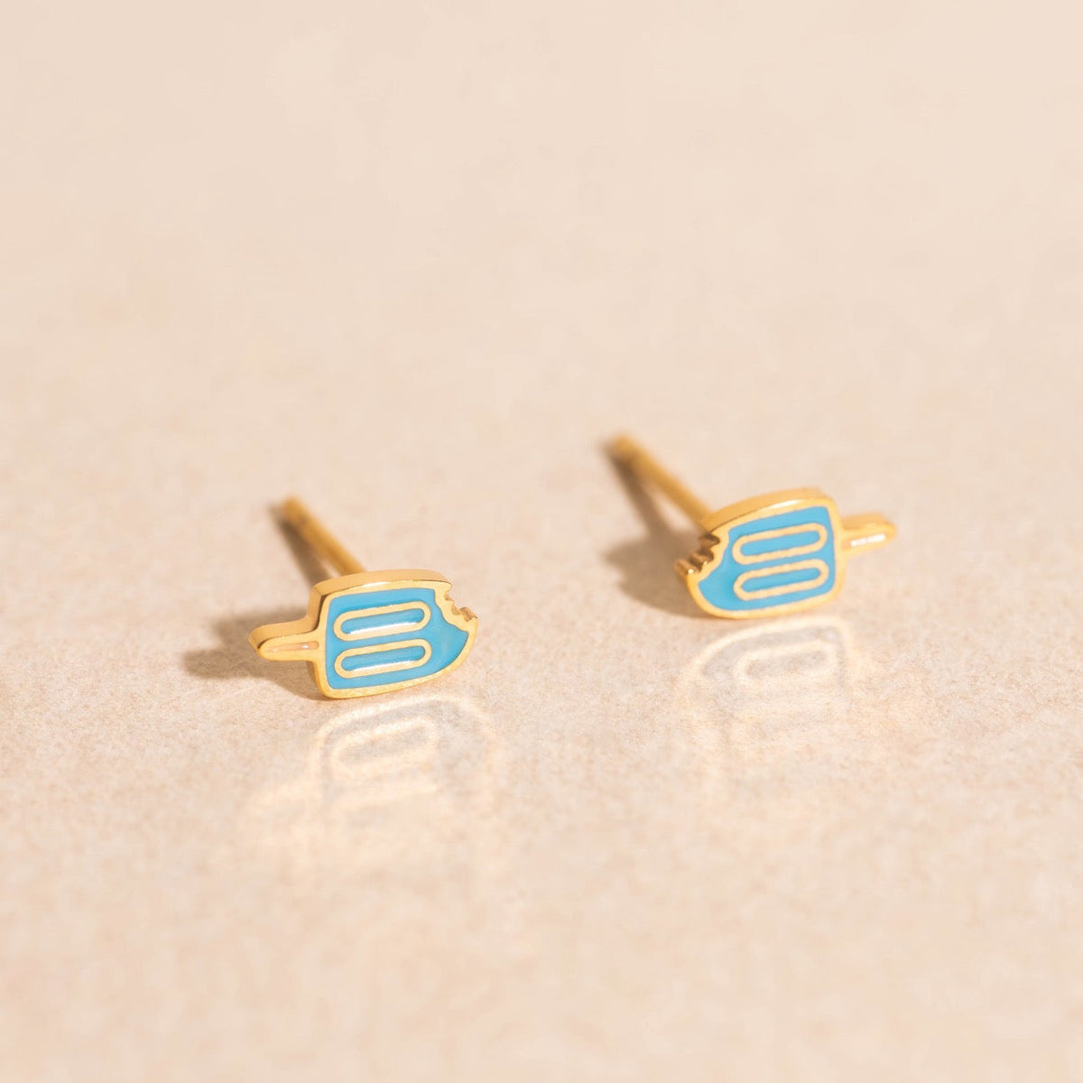 Blue Popsicle Mini Stud Earrings