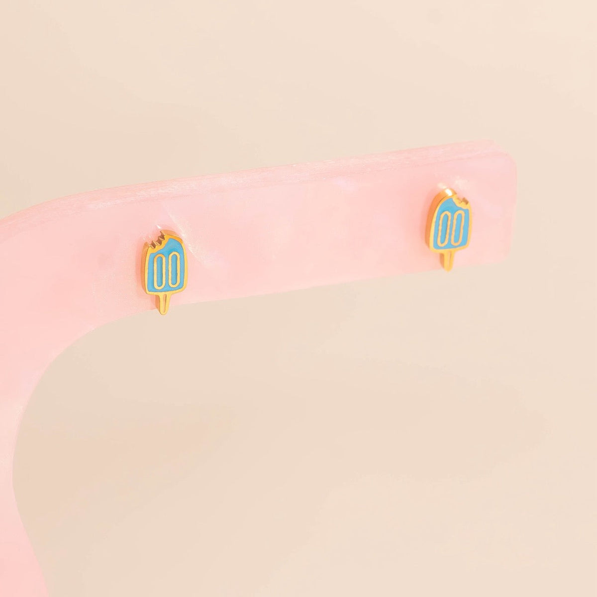 Blue Popsicle Mini Stud Earrings