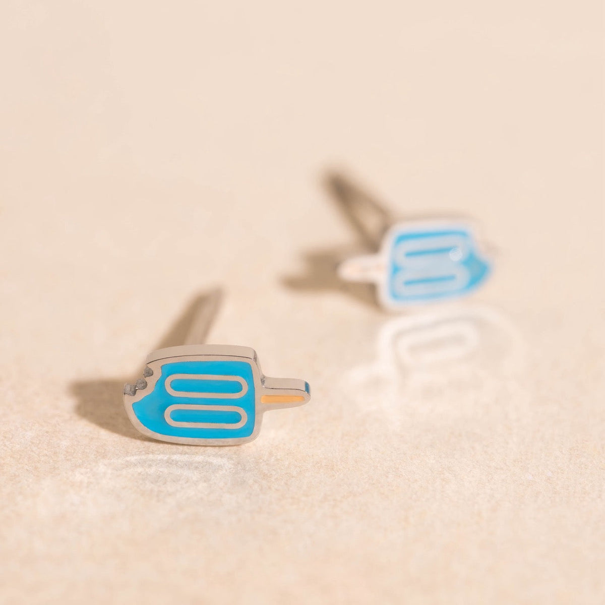 Blue Popsicle Mini Stud Earrings