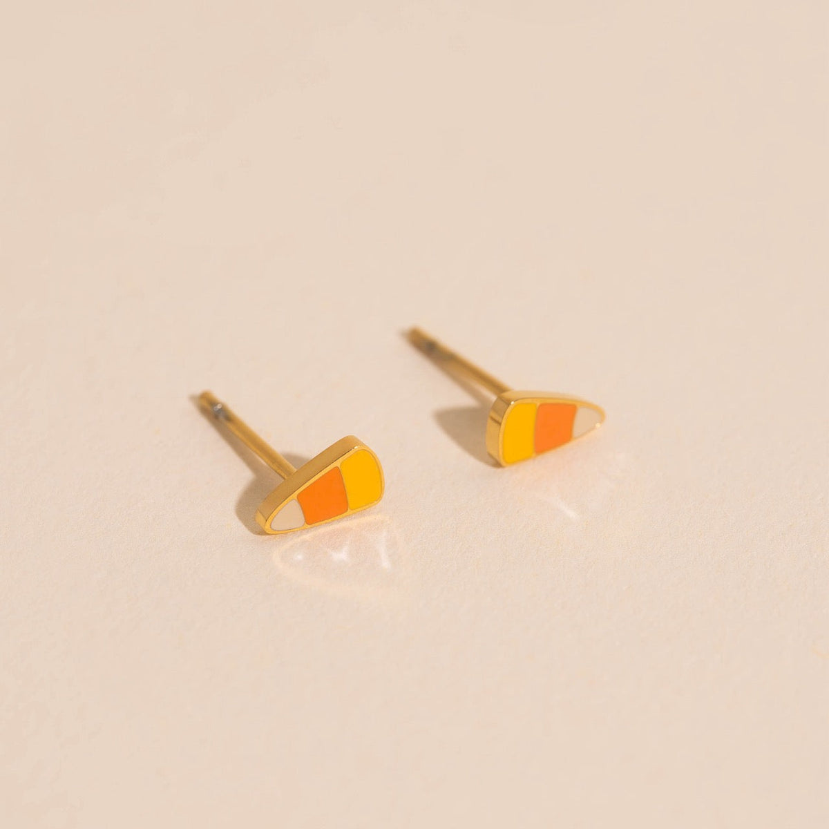 Candy Corn Stud Earrings