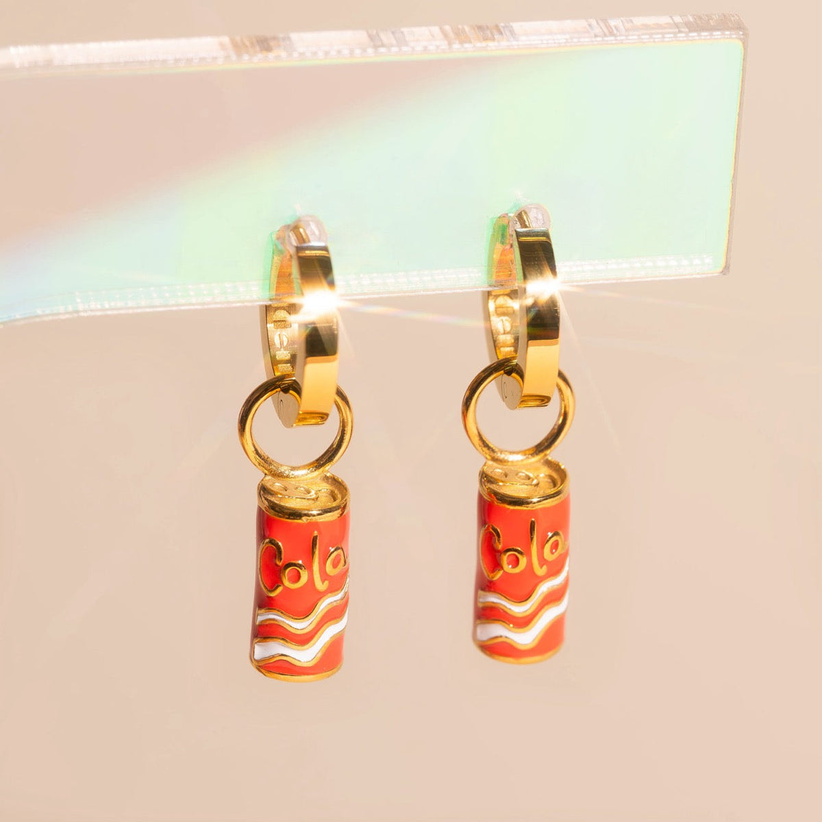 Pack: Cola Can Charms, Huggies, & Claw Clip