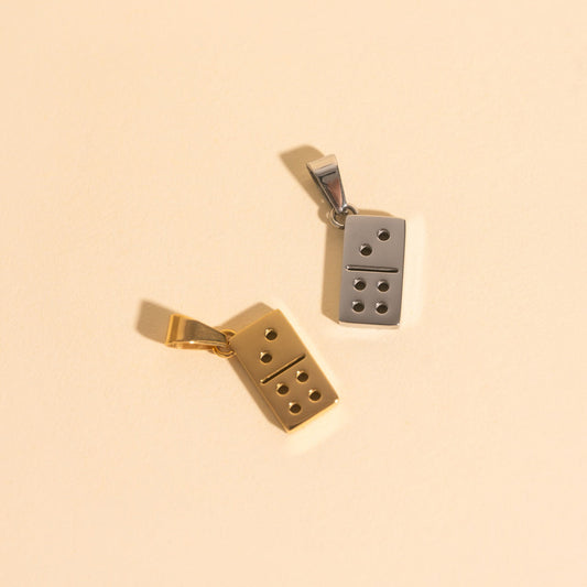 Domino Necklace Charm