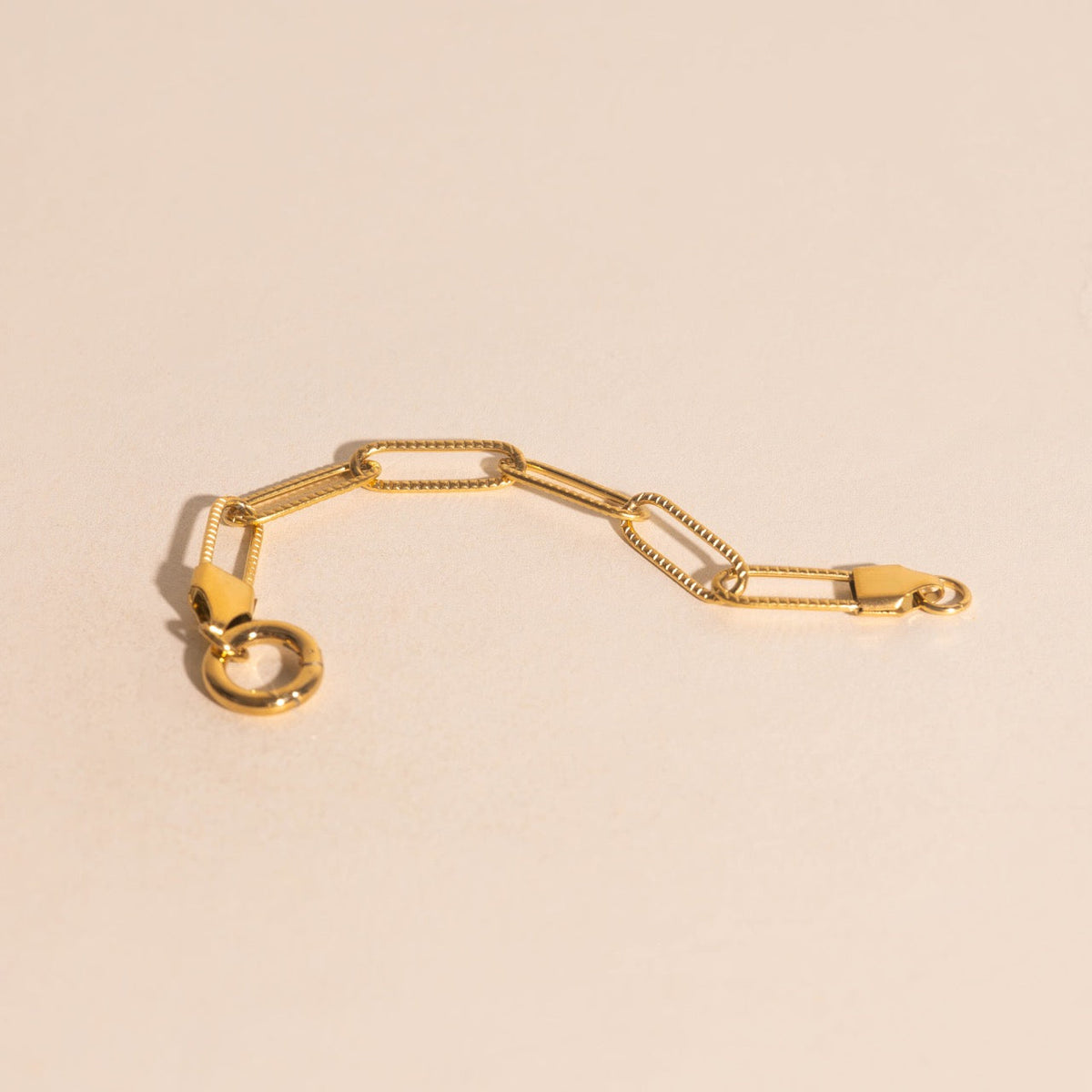 Textured Paperclip Clasp Extender (5")