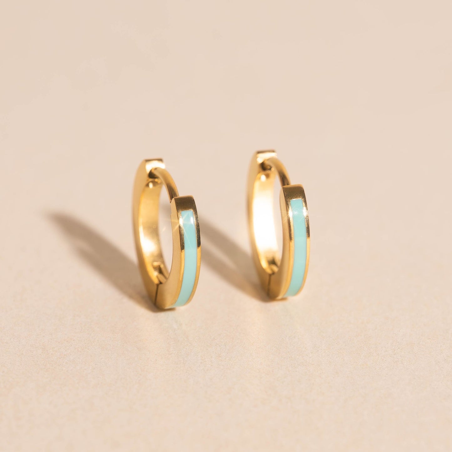Color Huggie Hoop Earrings