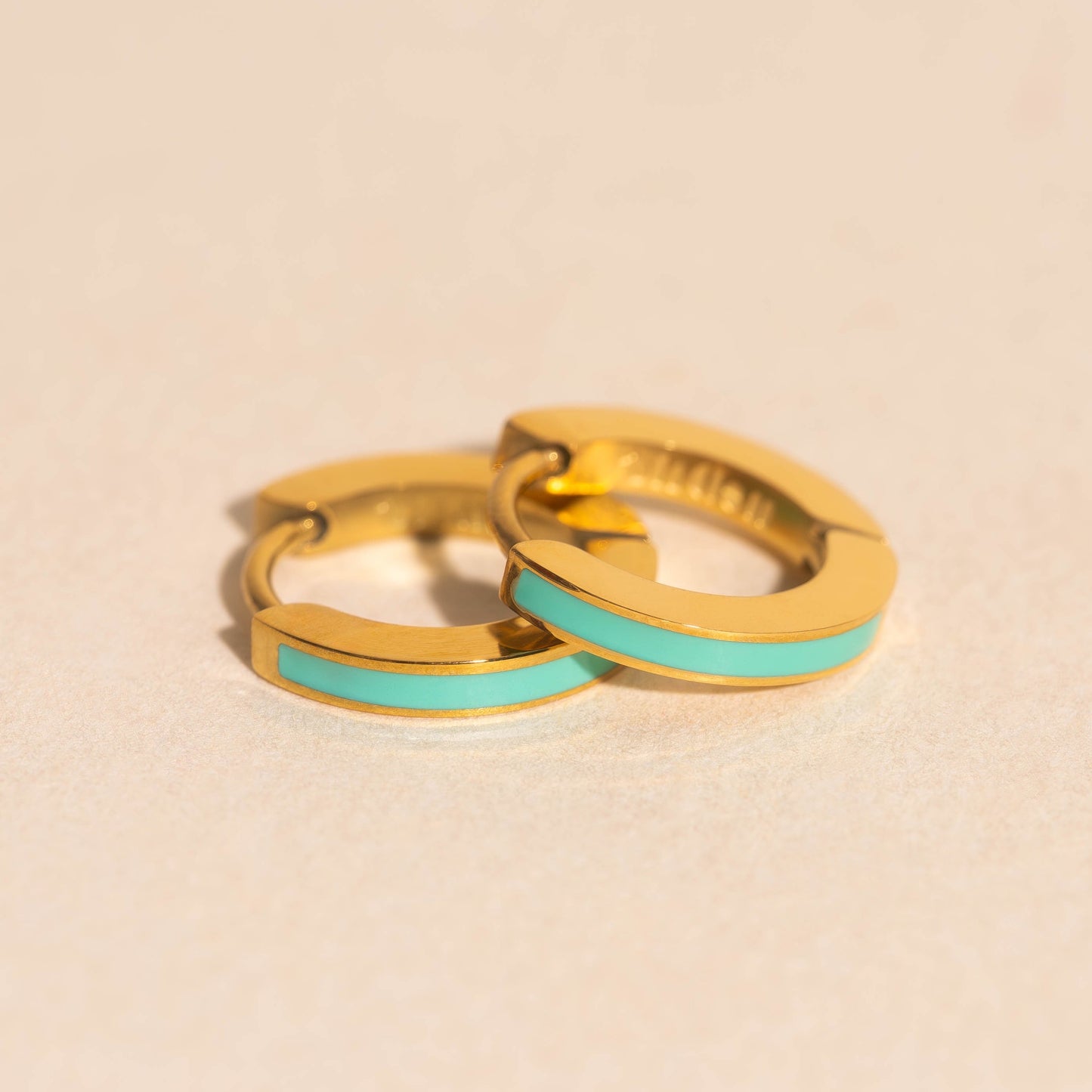 Color Huggie Hoop Earrings