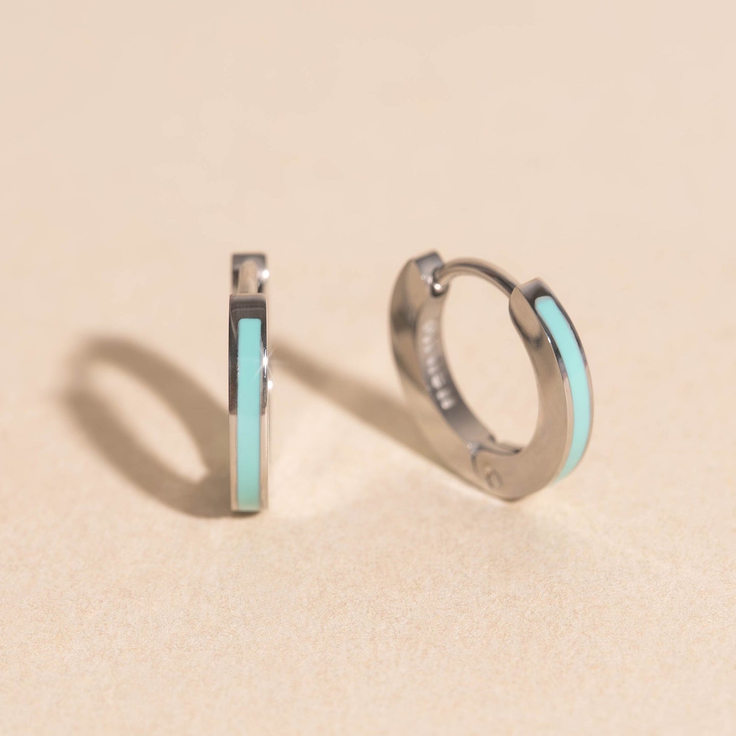 Color Huggie Hoop Earrings