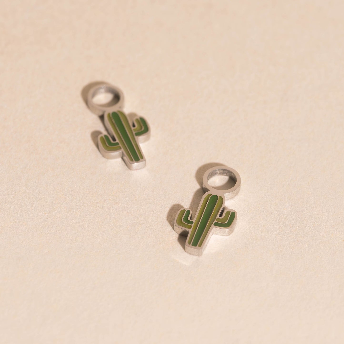 Cactus Huggie Hoop Charms