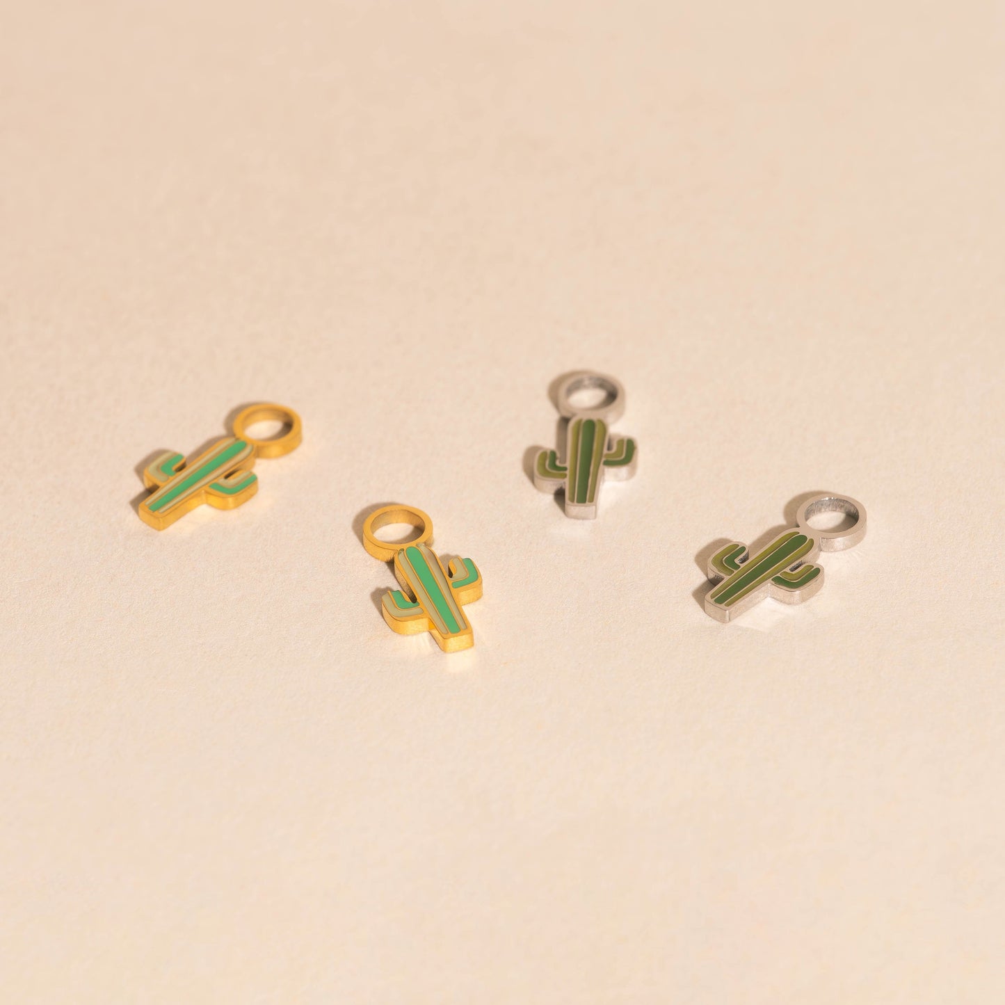 Cactus Huggie Hoop Charms