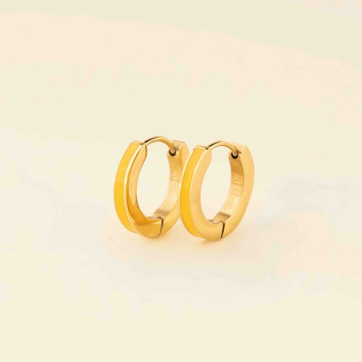 Color Huggie Hoop Earrings