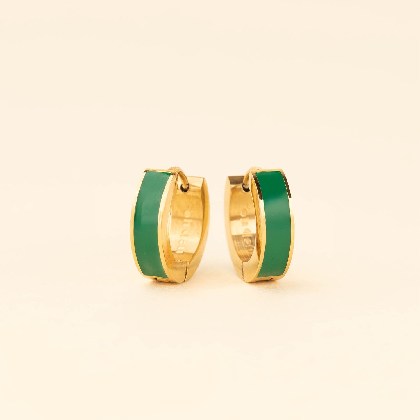 Color Chunky Huggie Hoop Earrings