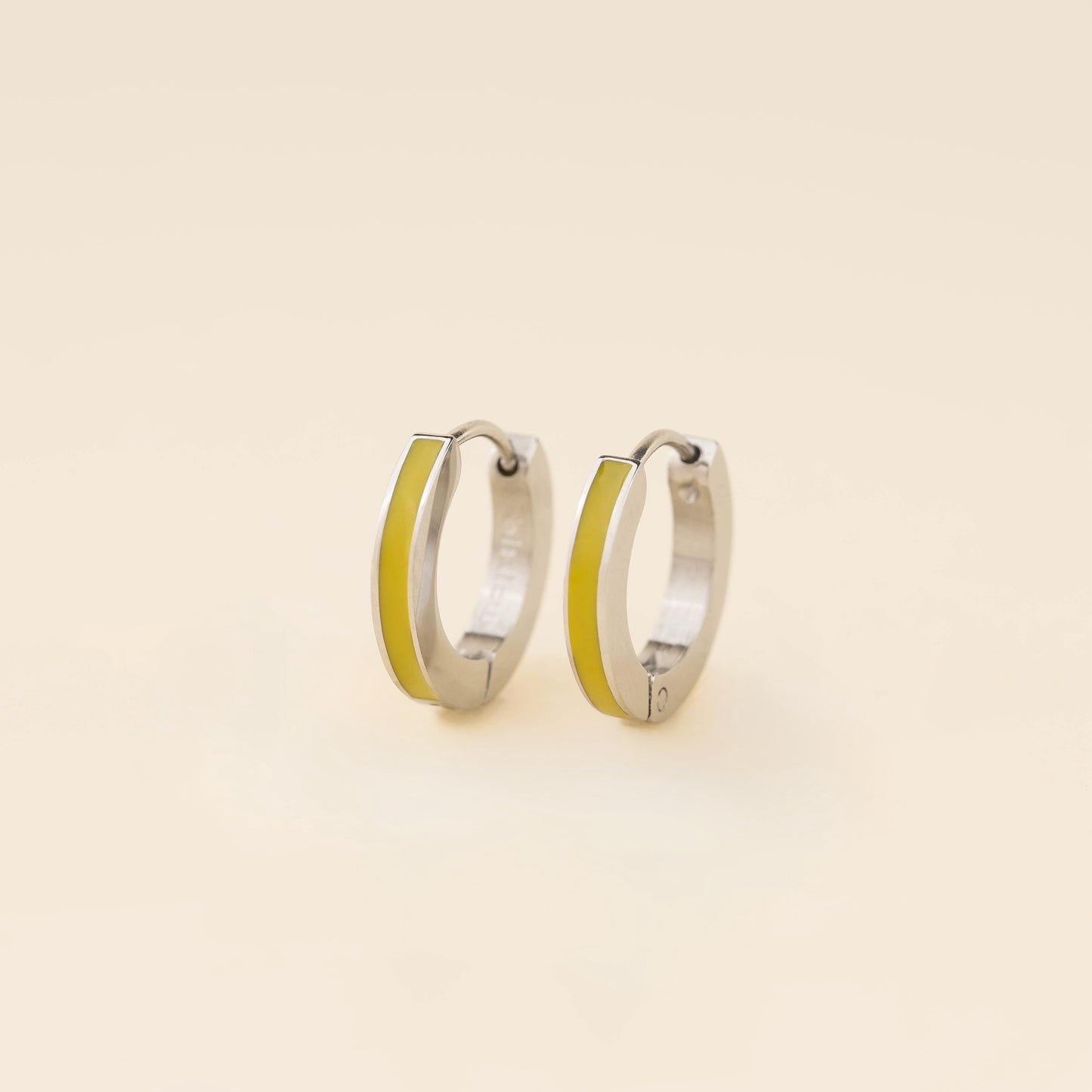 Color Huggie Hoop Earrings