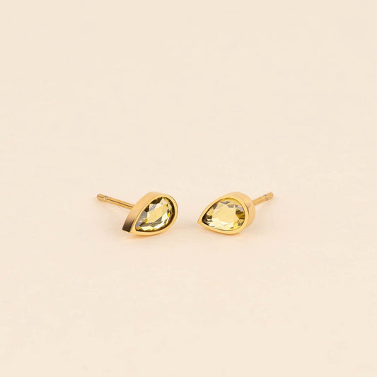November Birthstone Stud Earrings