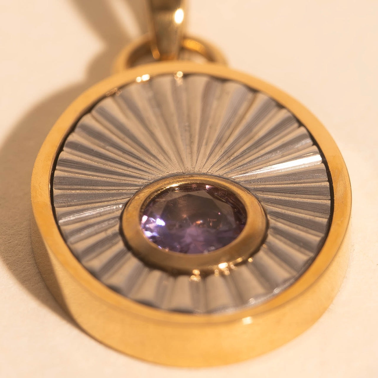 February Birthstone Necklace Charm