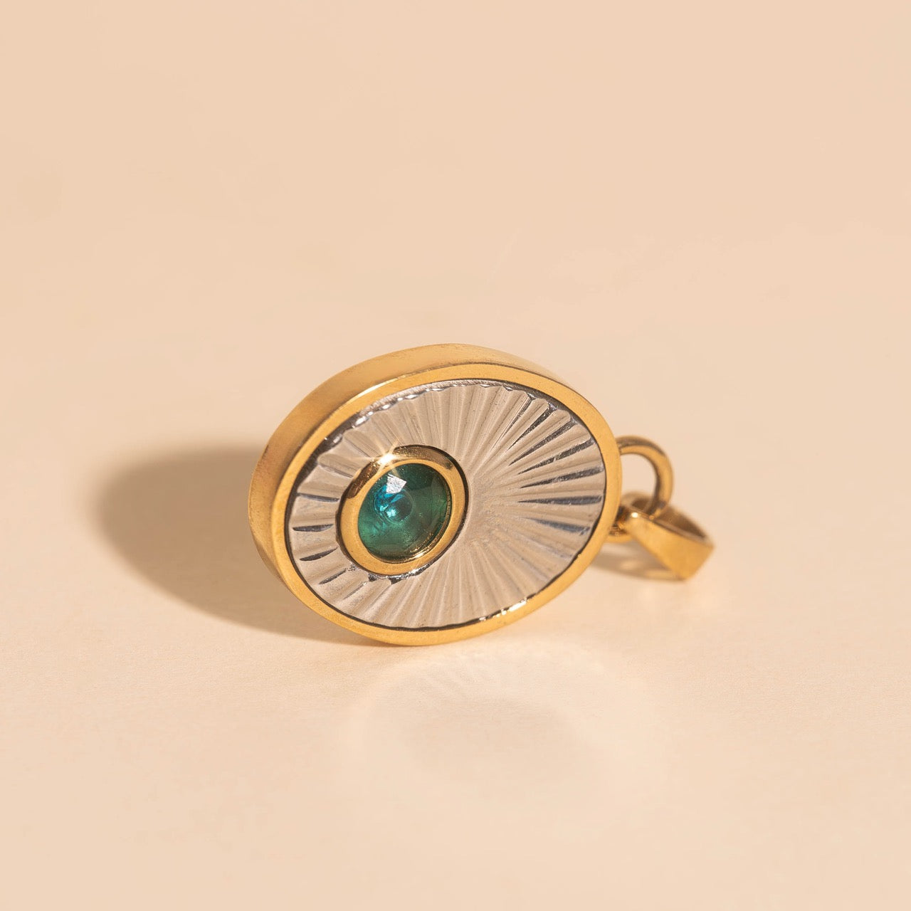 March Birthstone Necklace Charm