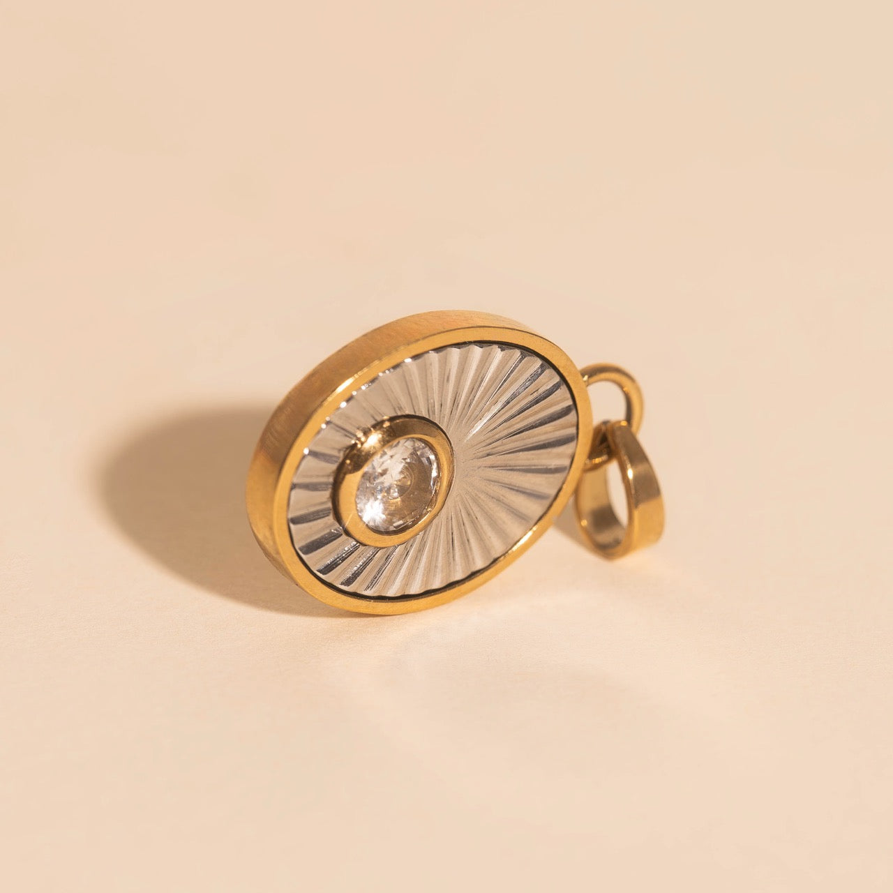 April Birthstone Necklace Charm