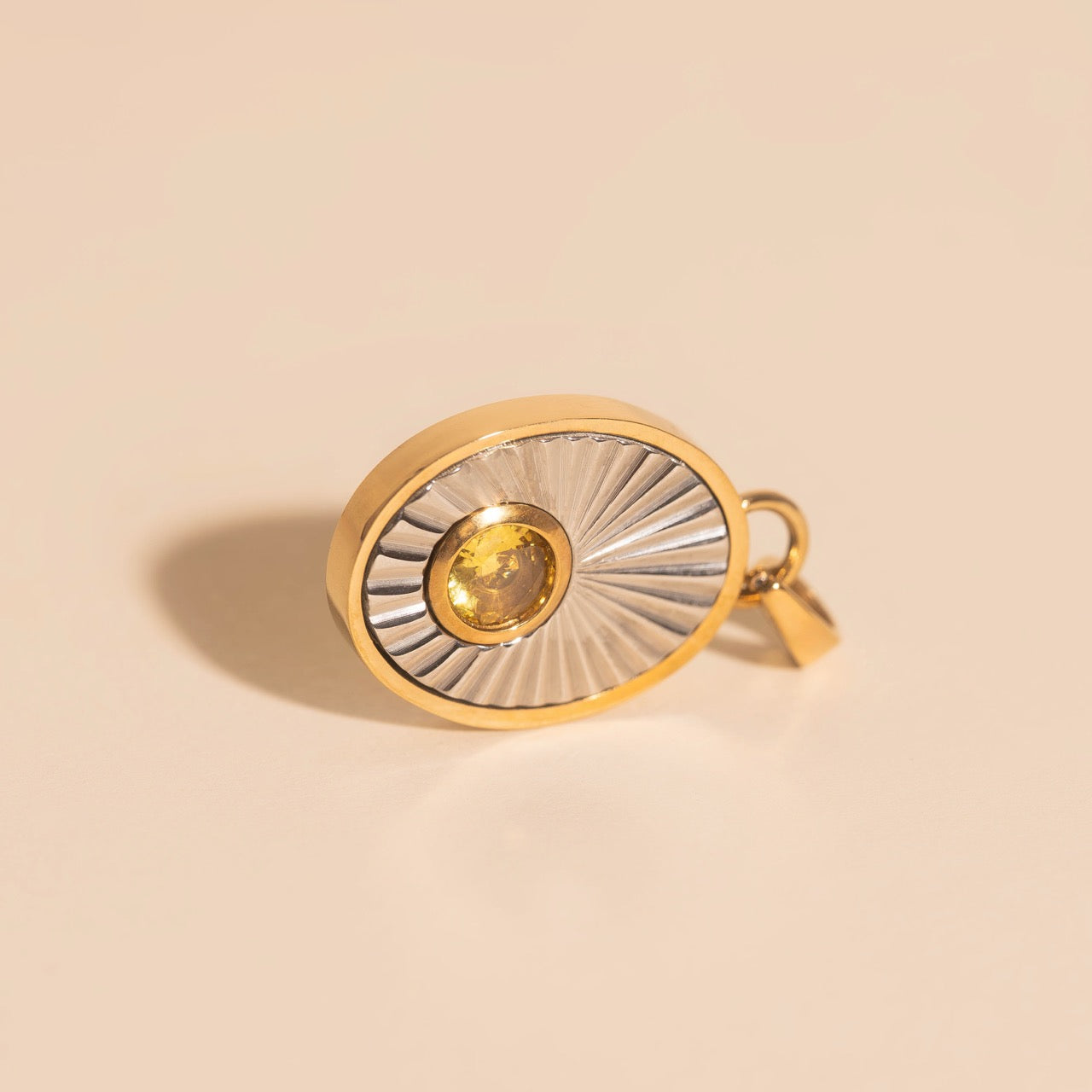 November Birthstone Necklace Charm