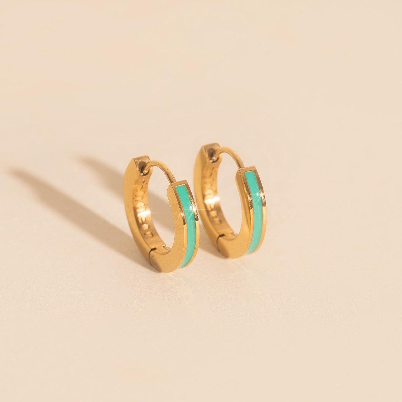 Color Huggie Hoop Earrings